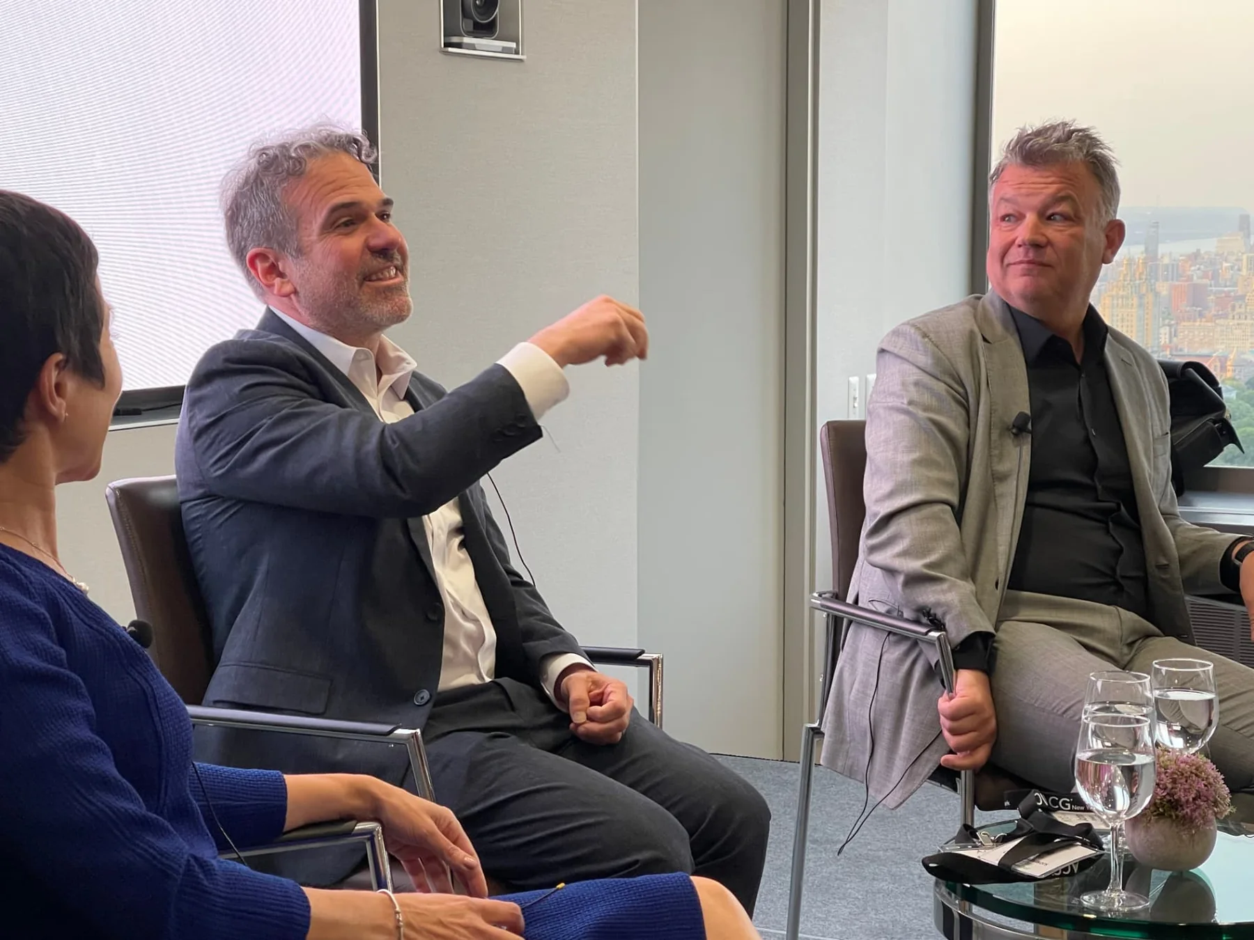Dr. Michael Baran speaking on a panel